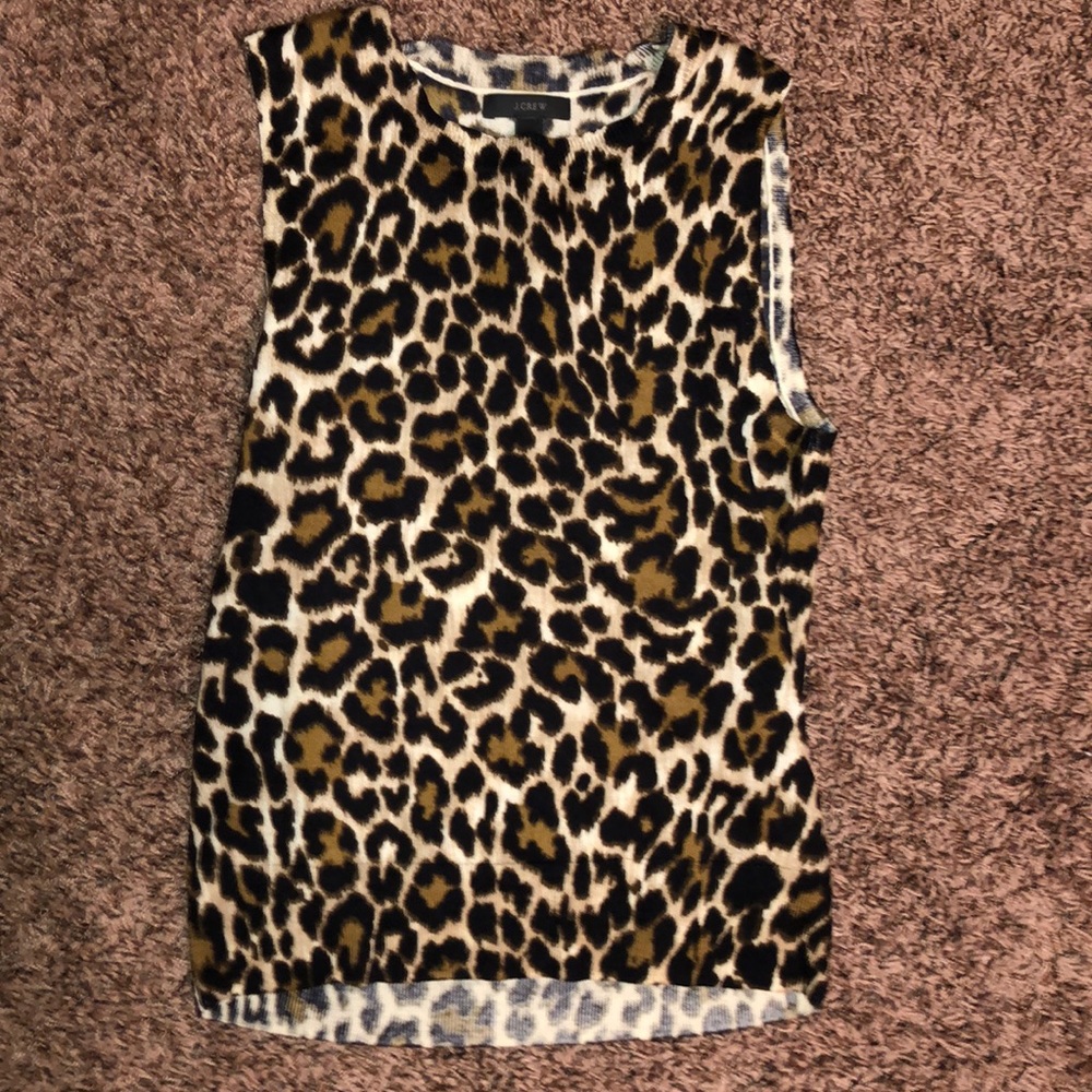 J Crew Leopard Shell